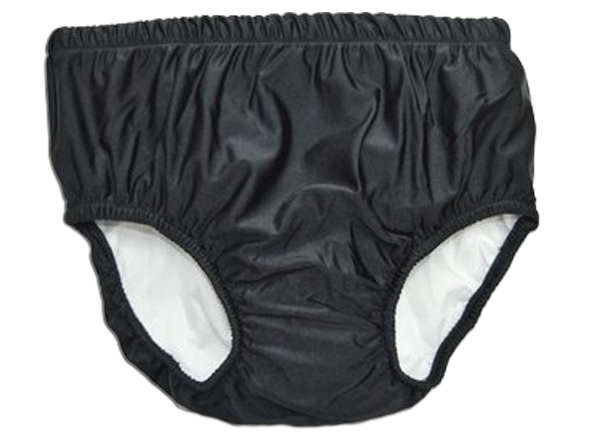 Reusable Swim Diaper - Black (Adult)